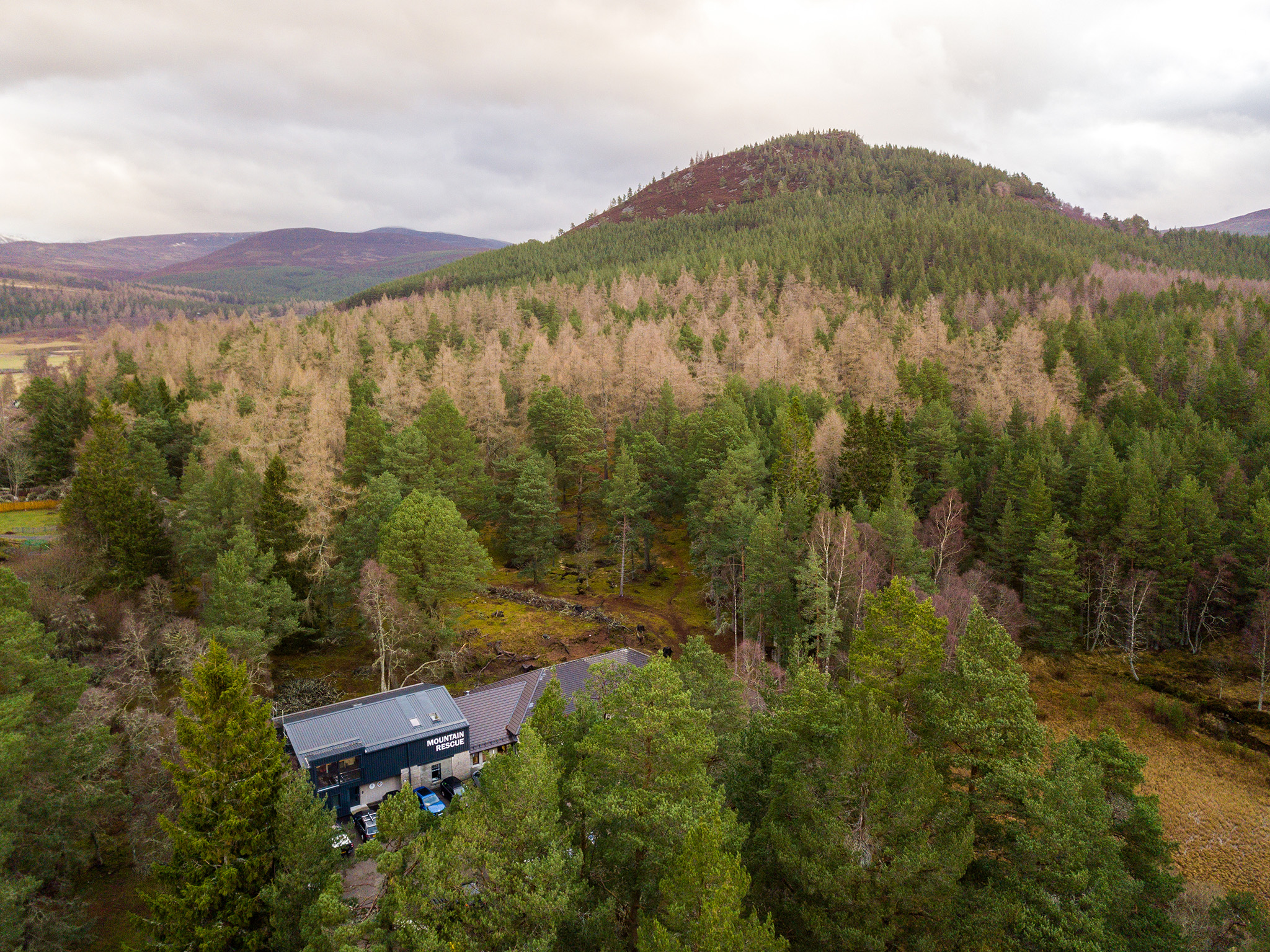 Braemar Mountain Rescue Centre by Moxon Architects. Photograph by Moxon Architects.