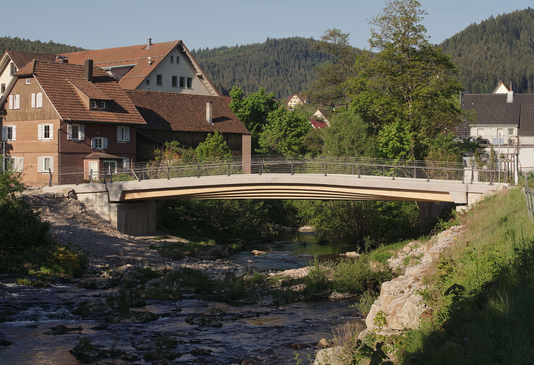 Baiersbronn Bridge by Moxon Architects + IB Miebach. Photograph by Simon Kennedy.