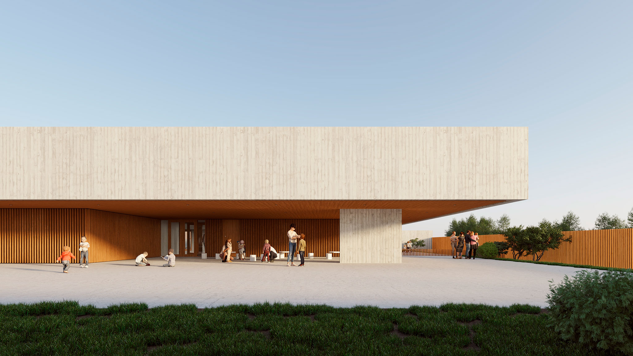 Nursery School in Zizur Mayor by ORBAICETA ALDABA ARQUITECTOS + Larraz Arquitectos.