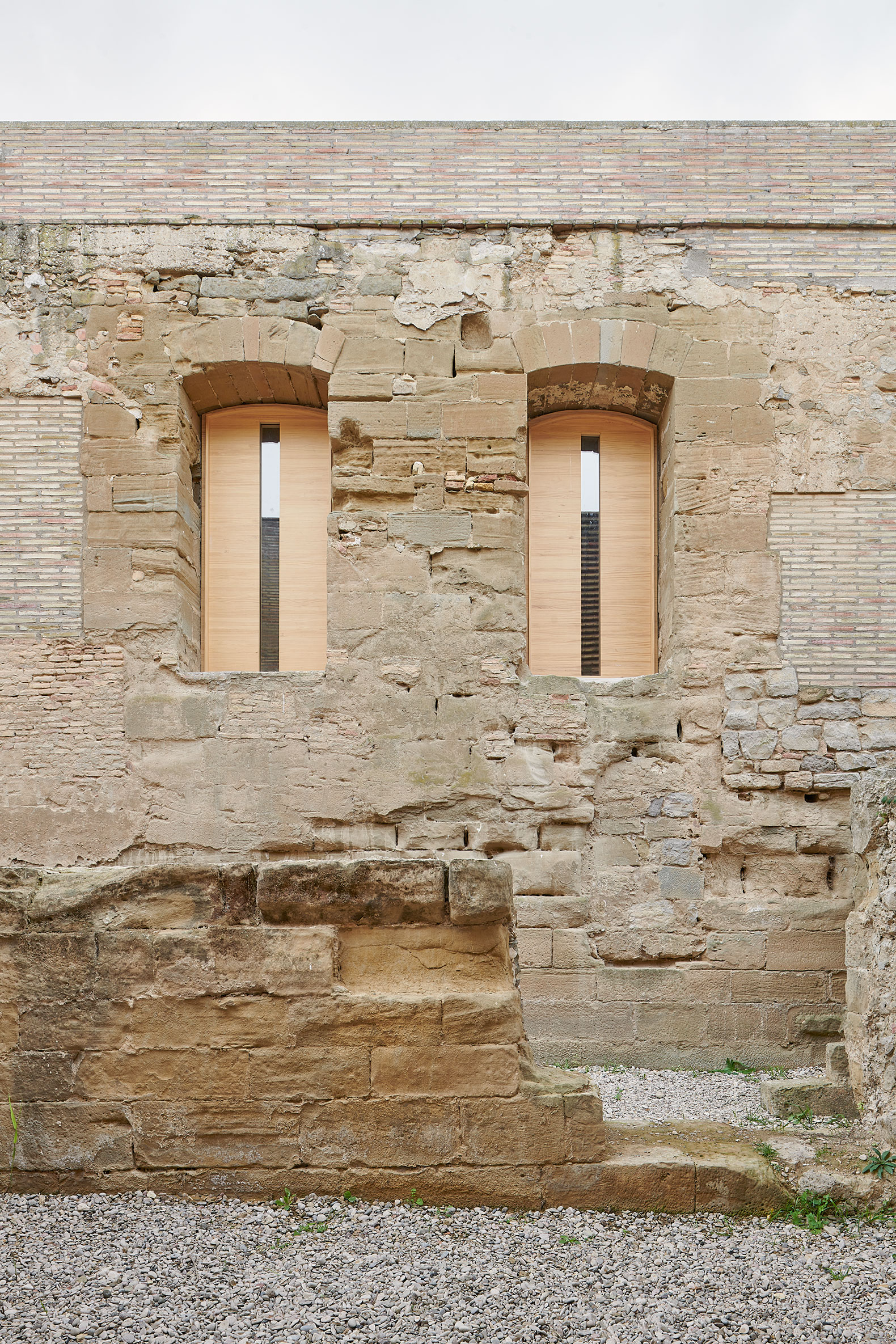 Intervention in the Royal Monastery of Santa Maria de Sijena by Pemán y Franco + Sebastián Arquitectos. Photograph by Iñaki Bergera.