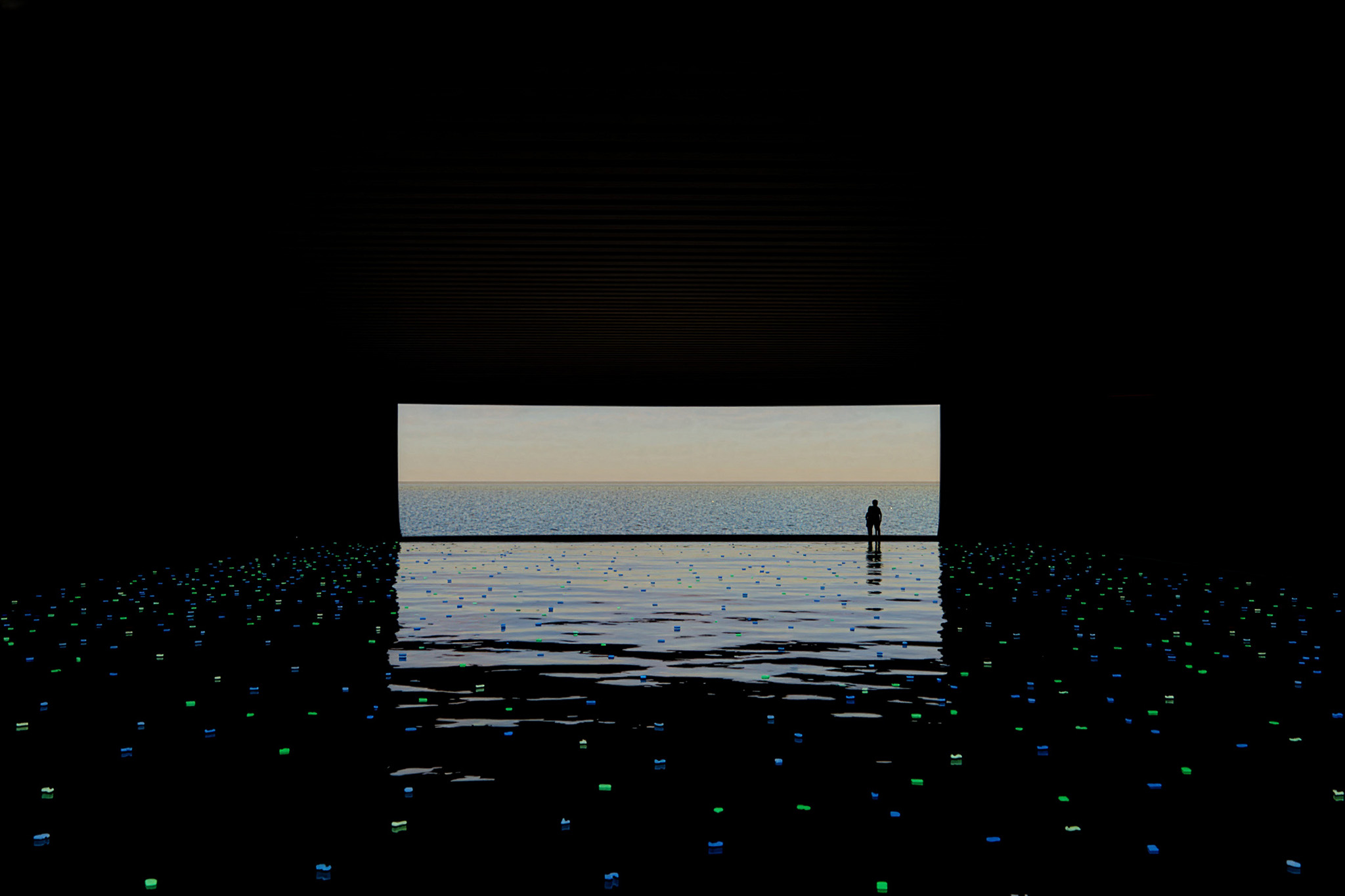 «Sea of Time – TOHOKU» por ATTA + Tatsuo Miyajima. Fotografía por ATTA – Atelier Tsuyoshi Tane Architects.