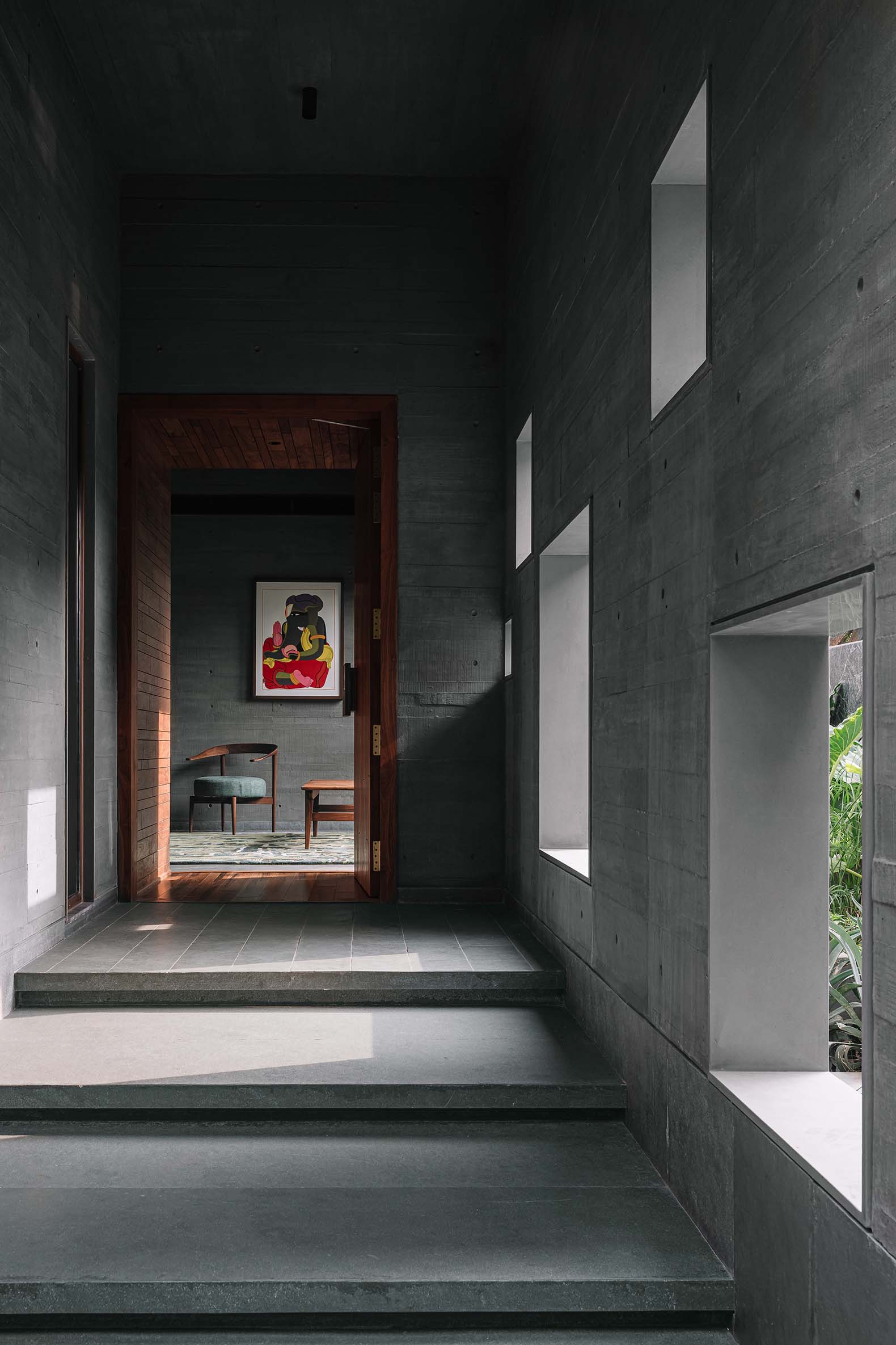 MS House by Studio Saransh. Photograph by Ishita Sitwala. Casa MS por Studio Saransh. Fotografía por Ishita Sitwala.