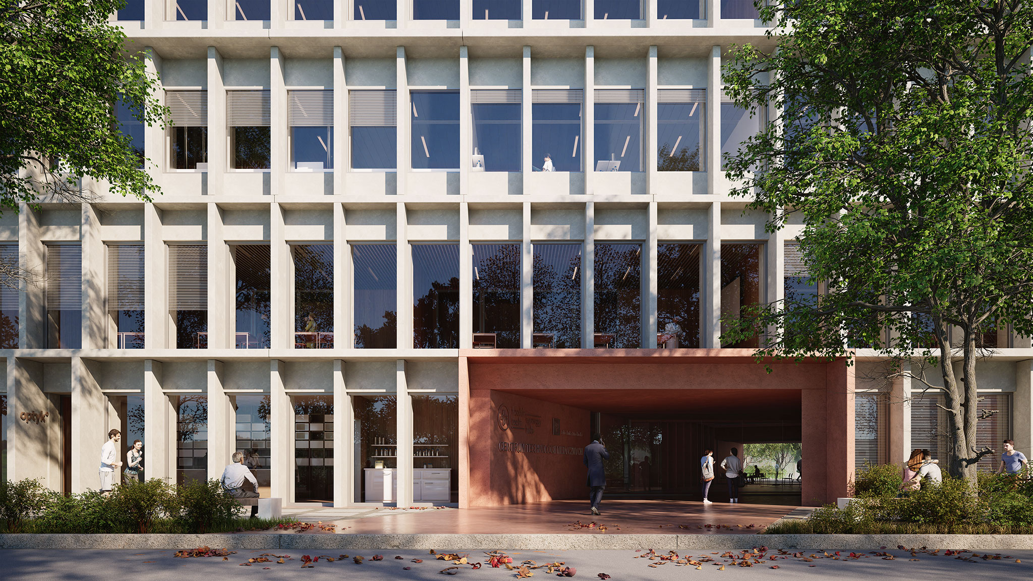HTSH by Vaillo + Irigaray Architects + Interplay Architects. Rendering by BAIrender, Vaillo + Irigaray Architects and Interplay Architects.