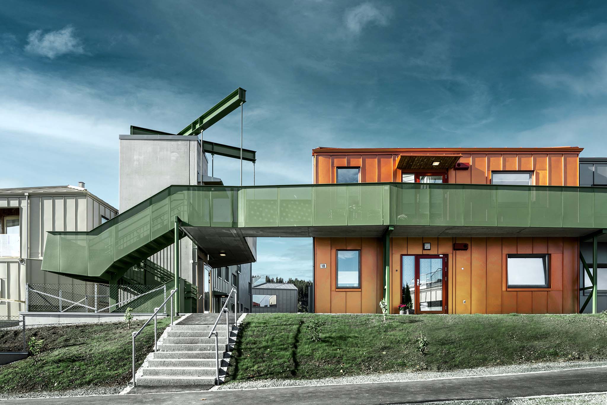 «Josefinesvingen» por Agraff Arkitektur AS. Fotografía por Hires.