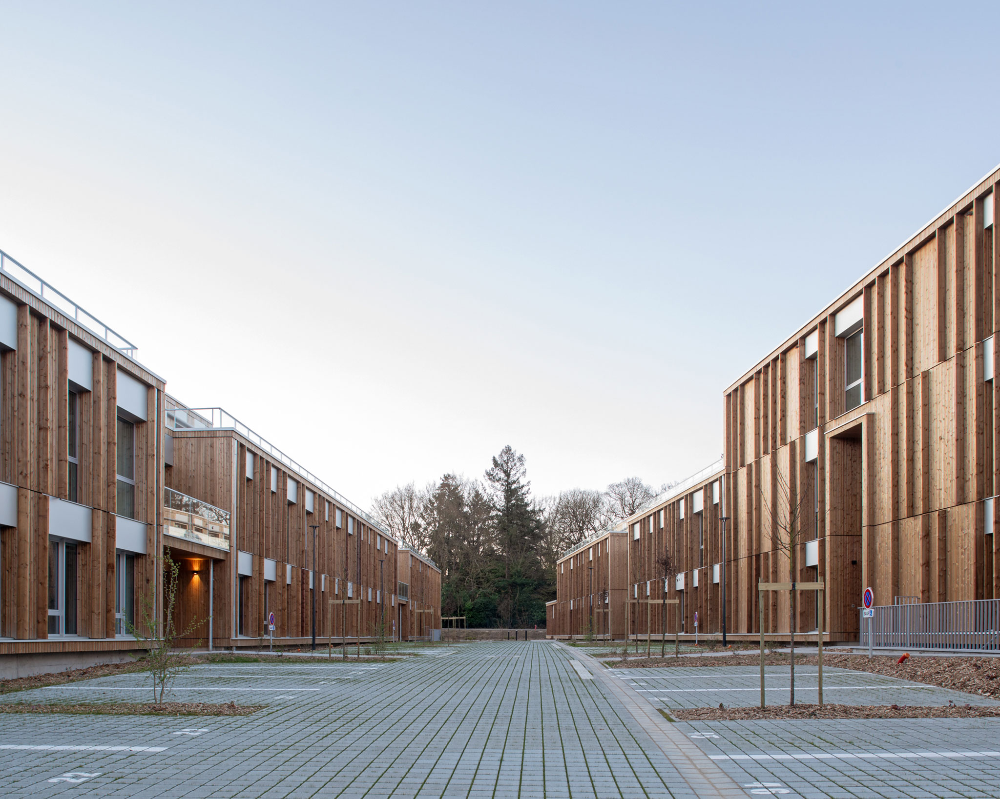 "Bois Harel" by Alta Architectes. Photograph by Gaëtan Chevrier.