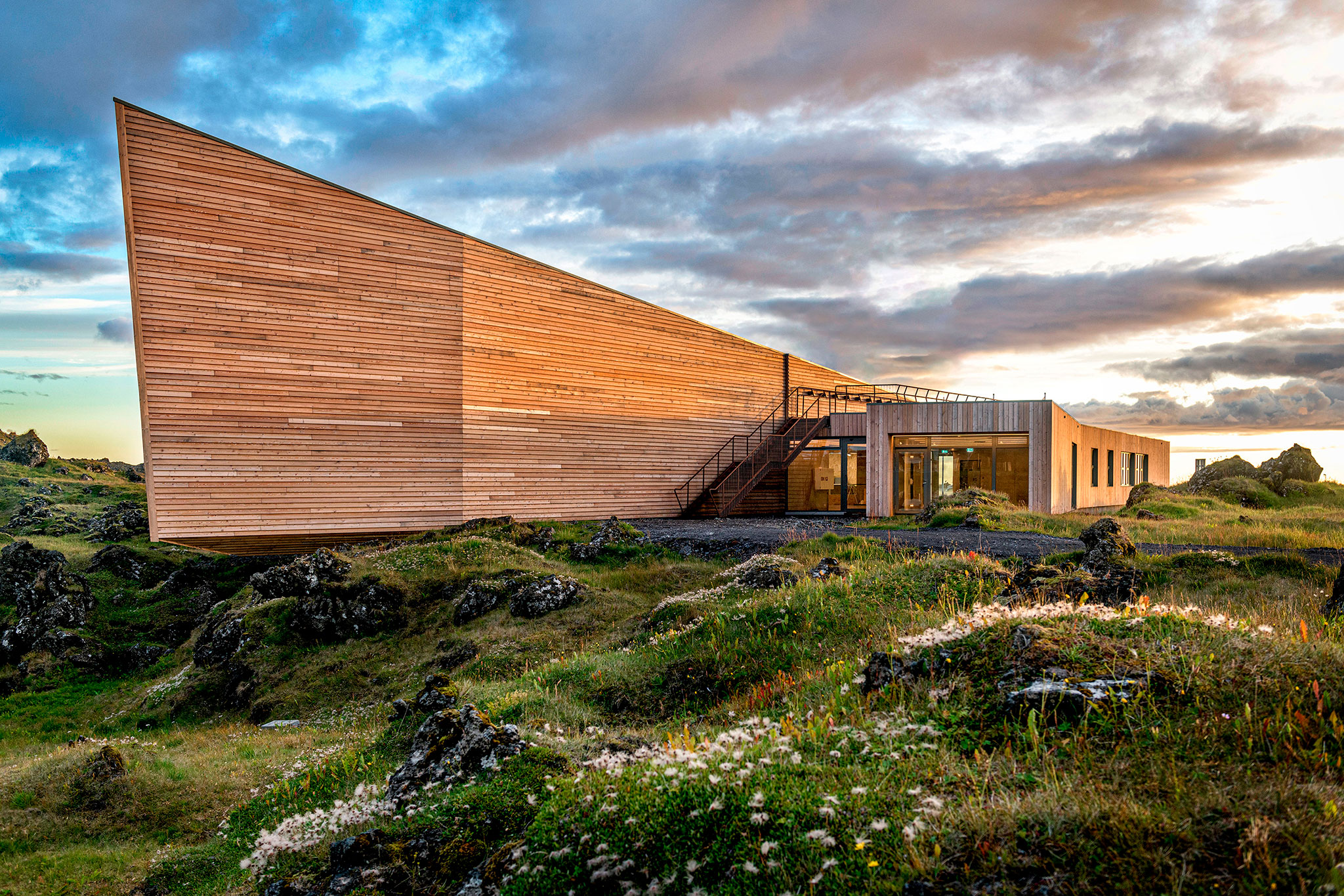 Visitor center in Hellisandur by Arkís arkitektar. Photography by Karl Vilhjálmsson.