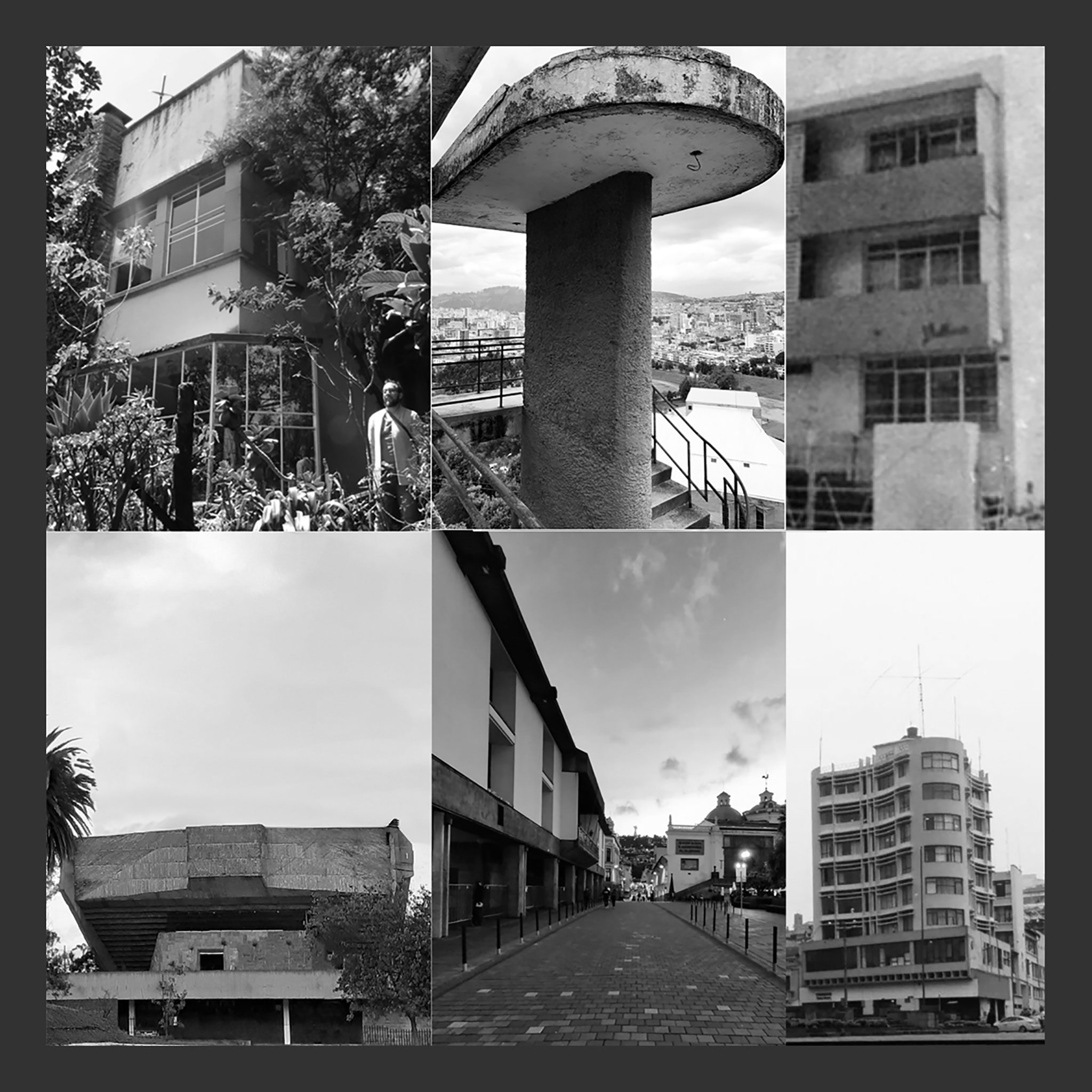 Quito buildings. "Arquitecturas Híbridas de Culturas Híbridas" by Néstor Llorca Vega.