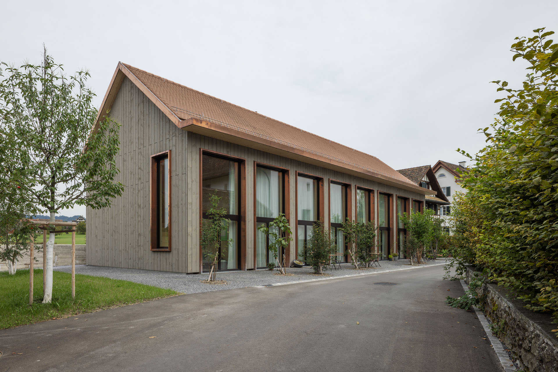 Casas pequeñas Kappel am Albis por Atelier Kempe Thill. Fotografía por Ulrich Schwarz.