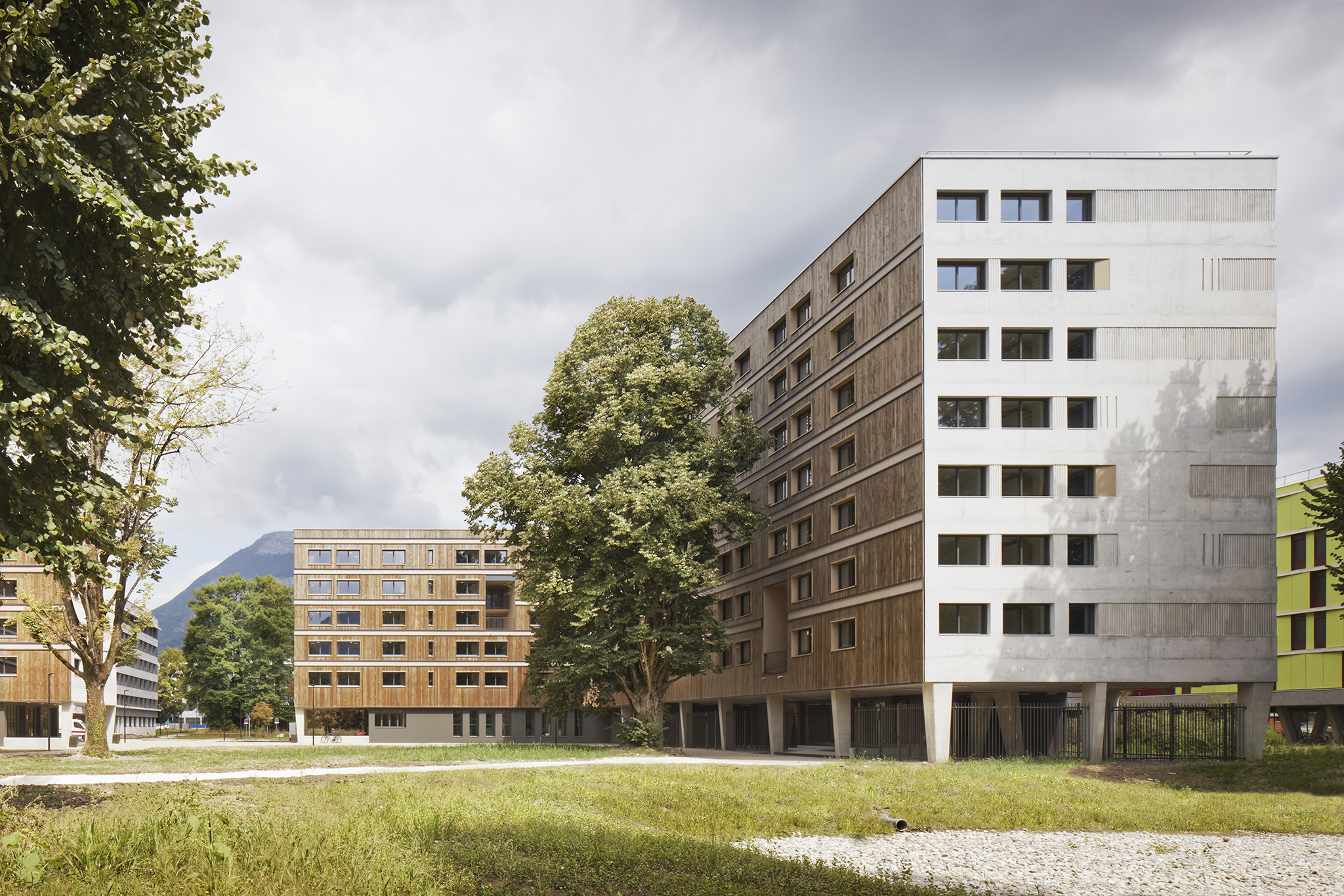 Joséphine Baker Student Residence by Ateliers A+ and Atelier Métis. Photograph by Camille Gharbi.