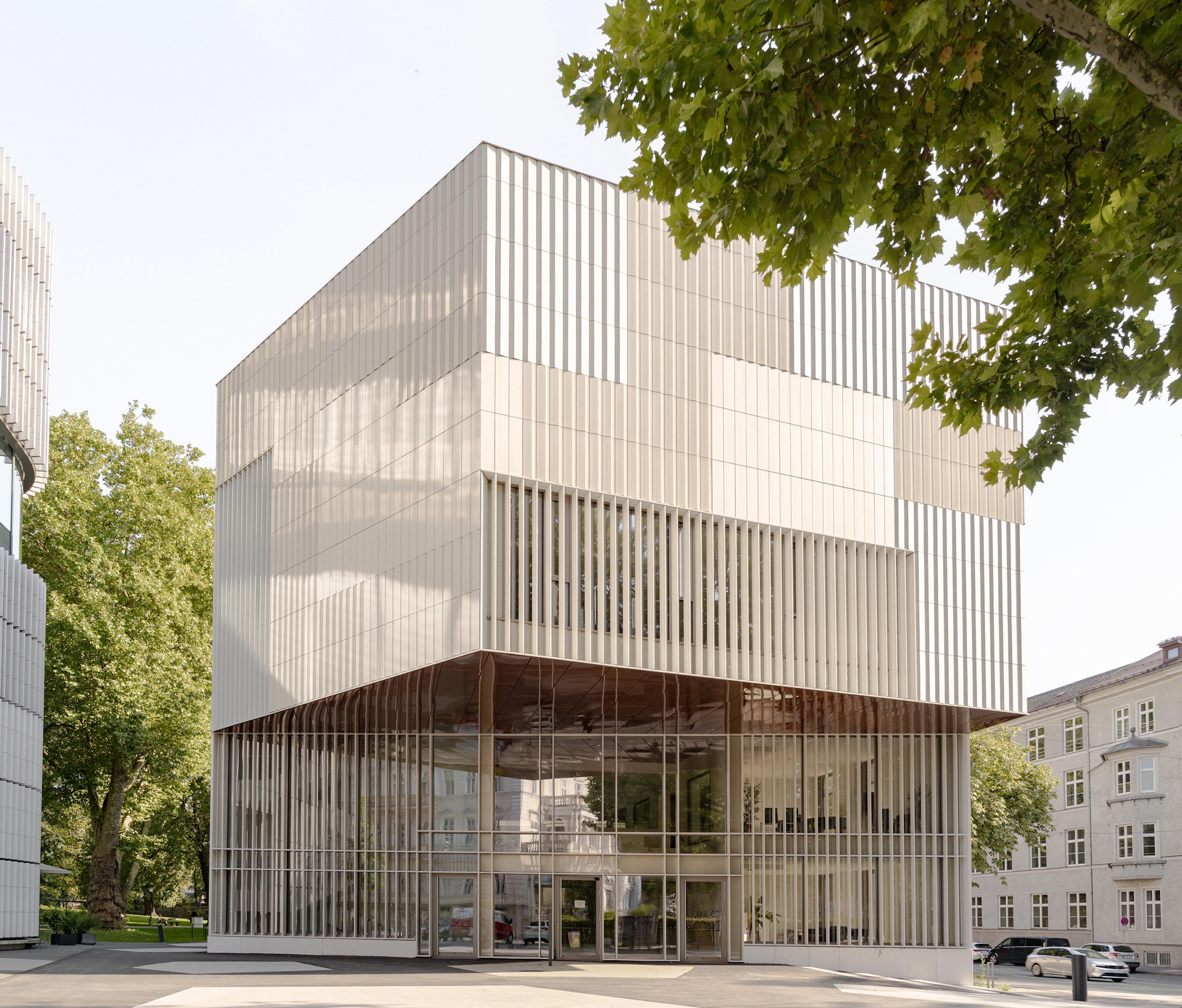 Mozarteum University at the Kurgarten (UMAK) by Berger+Parkkinen. Photograph by Ana Barros.
