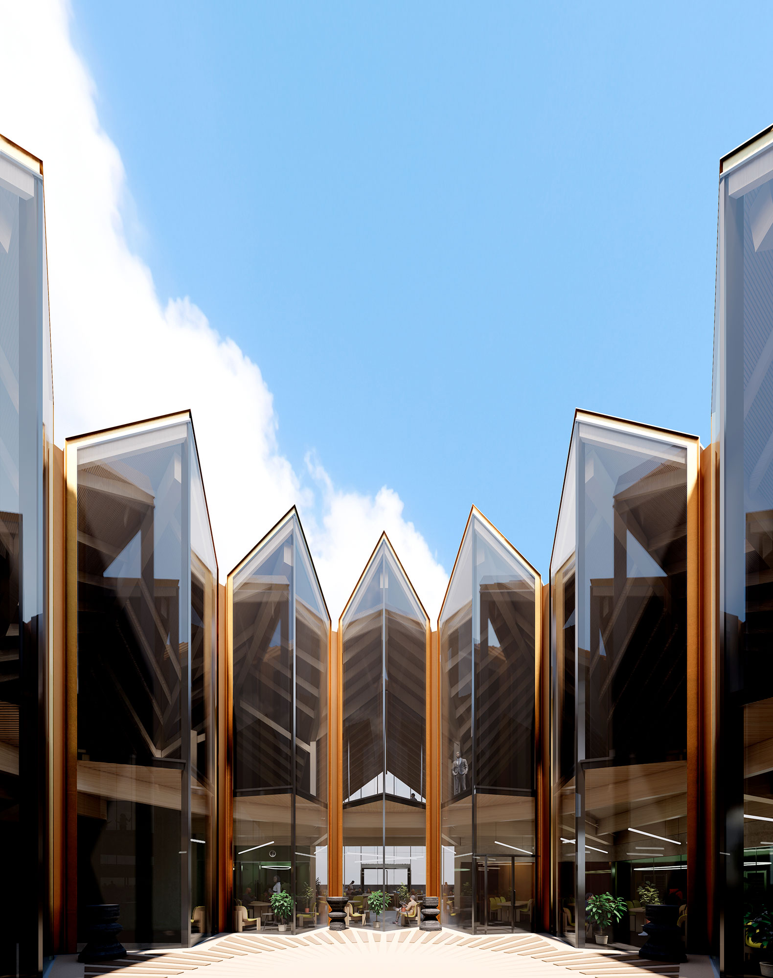 National Juneteenth Museum, by BIG. Rendering by BIG.