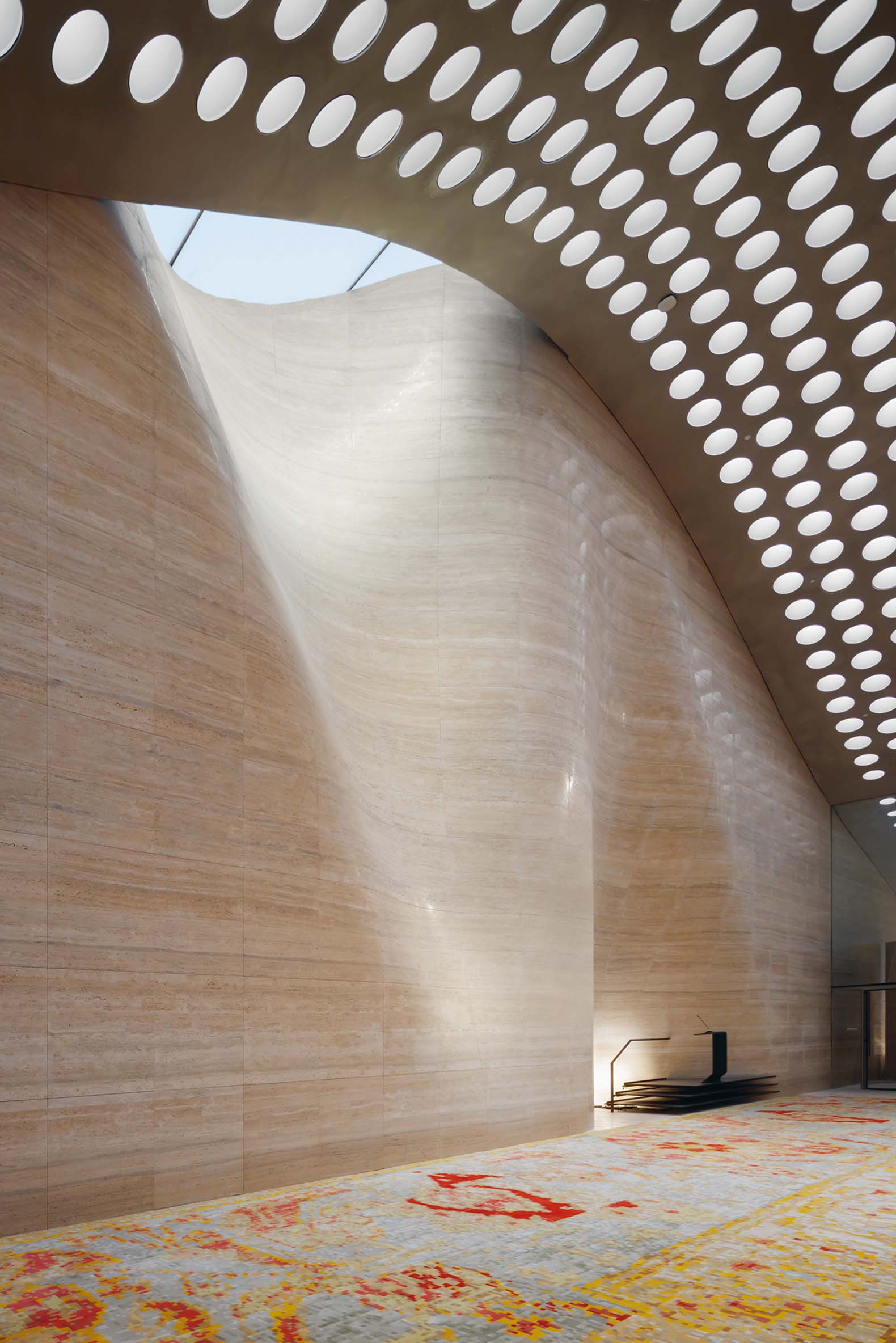 Centro y mezquita Al-Mujadilah para mujeres por Diller Scofidio + Renfro. Fotografía por Iwan Baan.