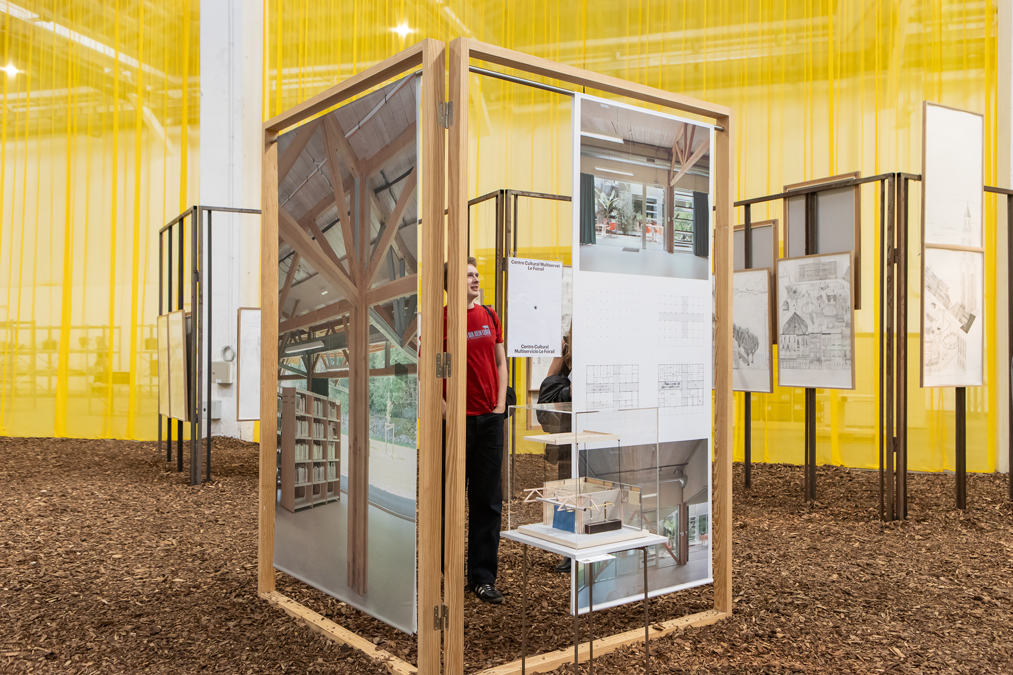 "What is this? A spa, a gym, a zoo of small animals?". The Fundació Mies van der Rohe exhibits its collection at the Palau Victòria Eugènia. Photograph by Anna Mas.