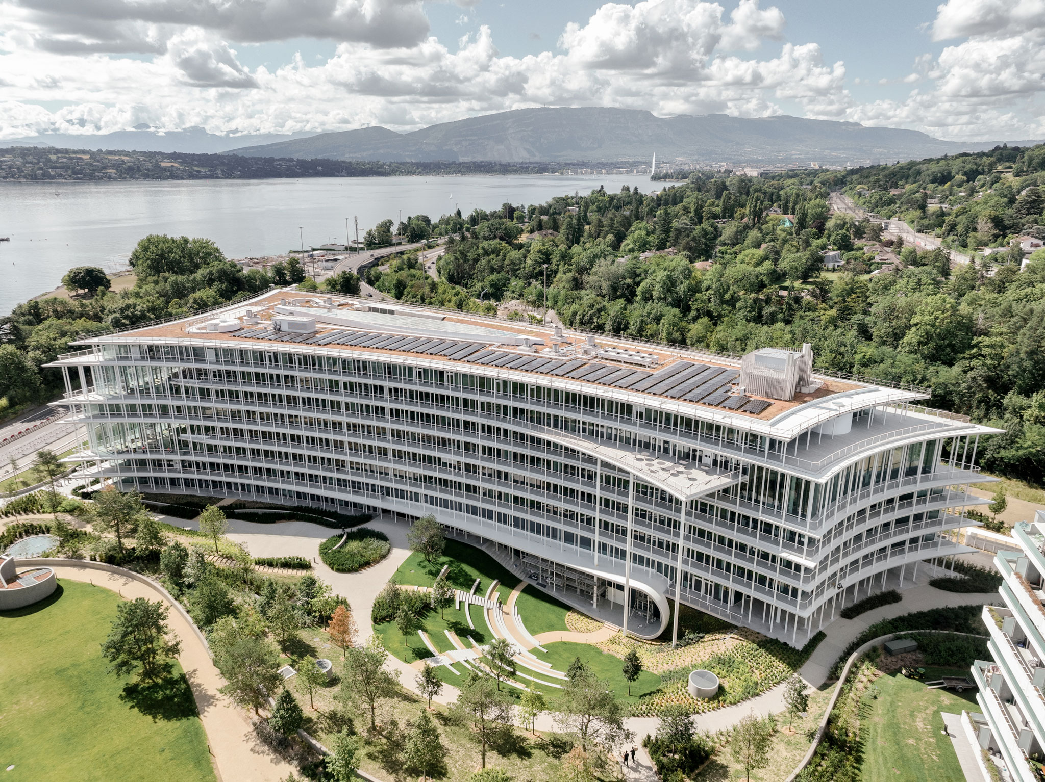 A mille feuilles Lombard Odier New Headquarters By Herzog De 