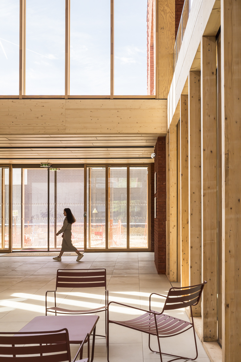 Jacques Prévert Public Services Center by HEMAA. Photograph by Charles Bouchaïb