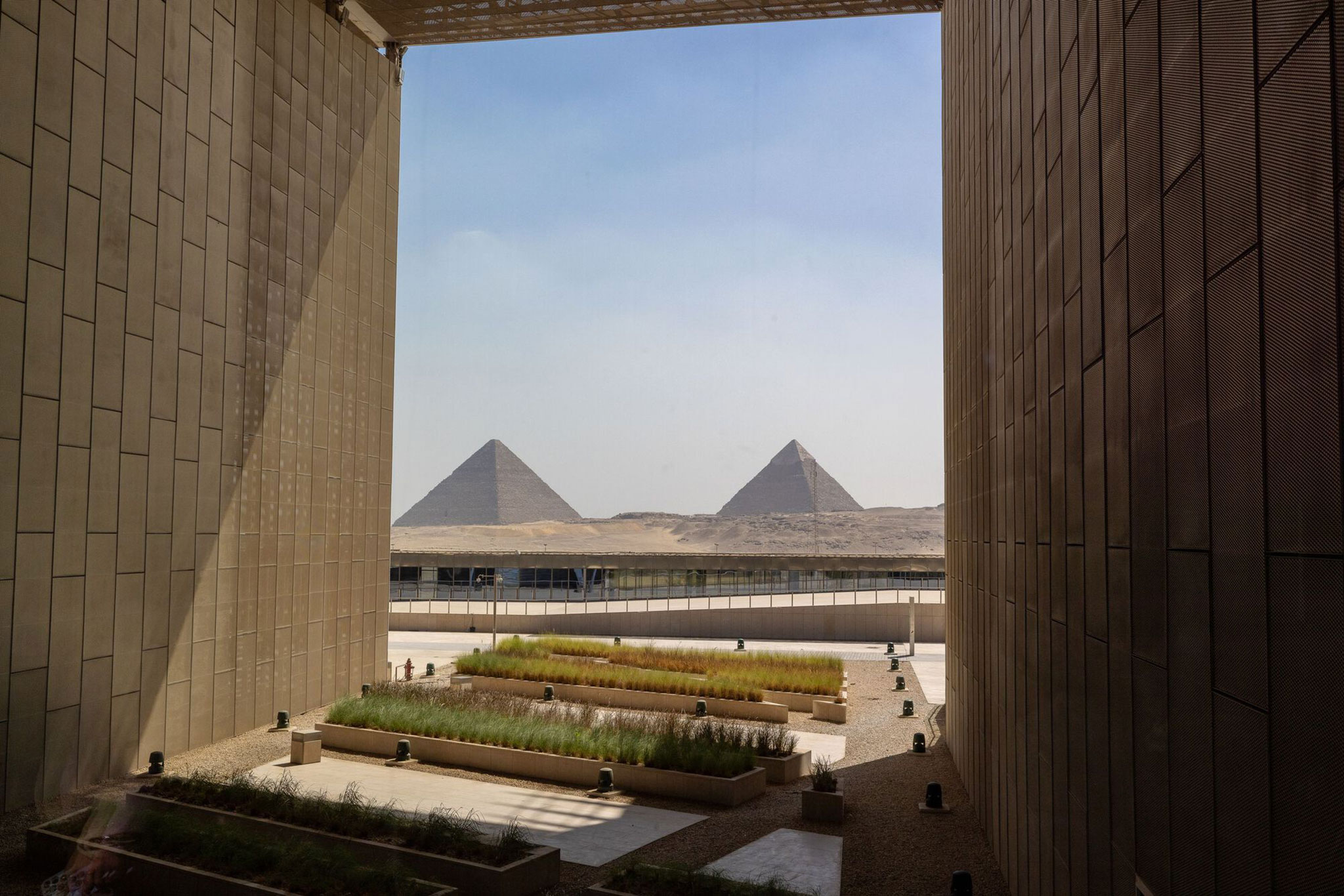 Grand Egyptian Museum by Heneghan Peng Architects. Photograph by Georges & Samuel Mohsen – The GS Studio.