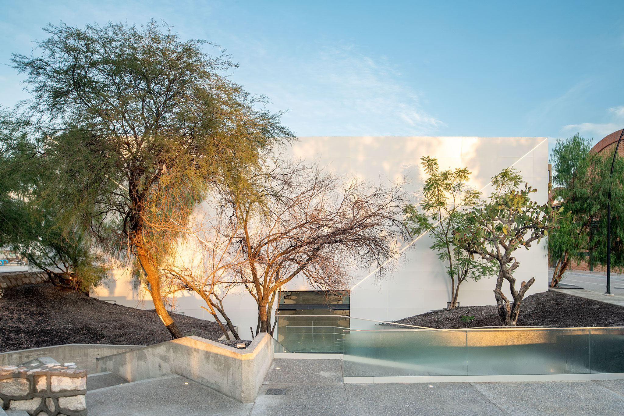 "Sunken Cafeteria" by Jonathan Corral Arquitectos. Photograph by Paco Álvarez, Eli Román.