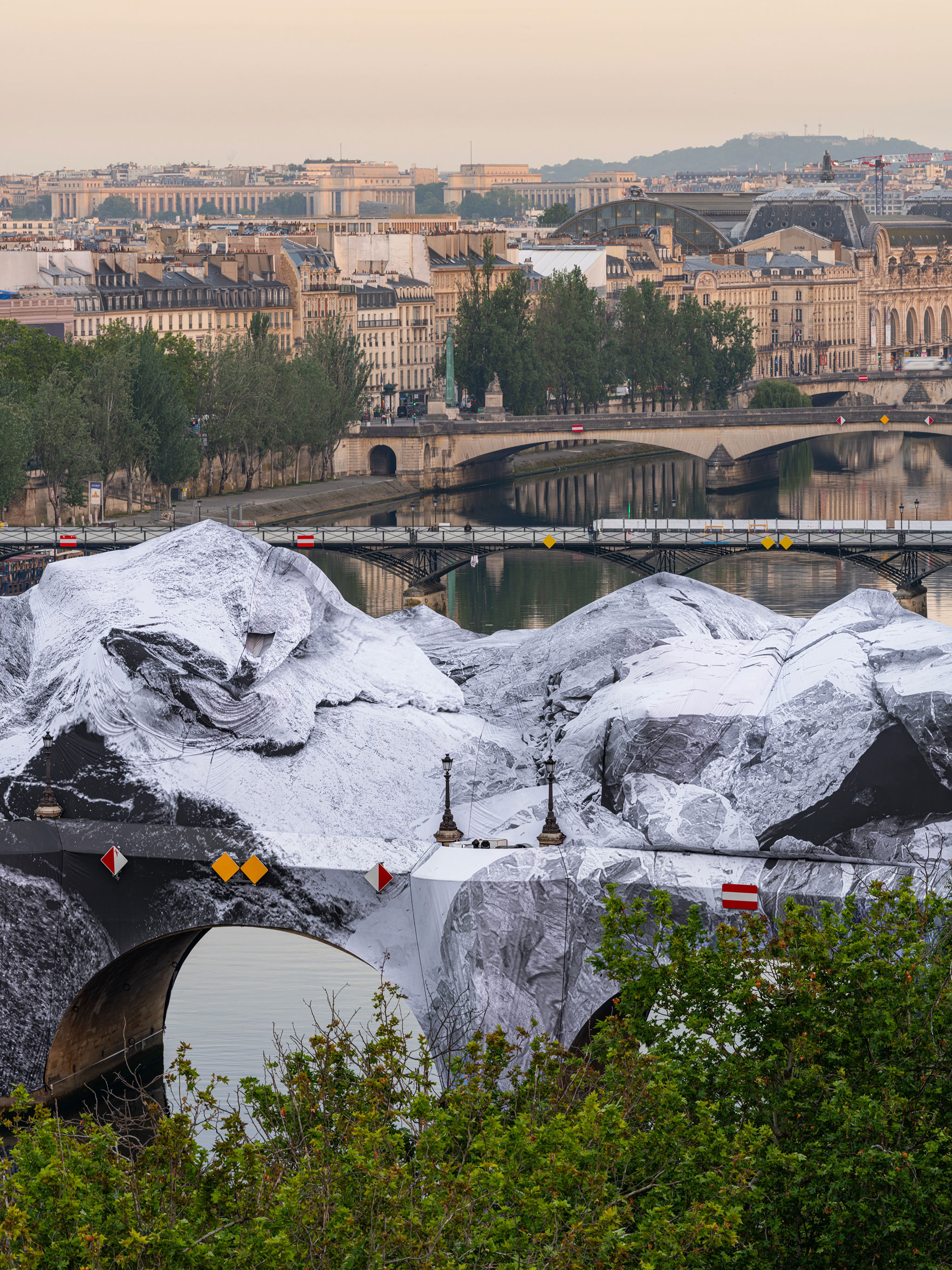 JR. "La Caverne du Pont Neuf". 2026. Photograph courtesy by Atelier JR.