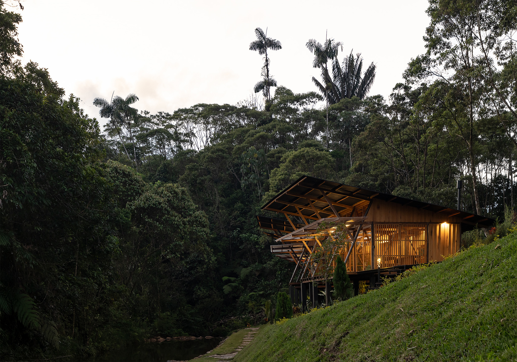 "Hoguera de Madera" by Mestizo Estudio Arquitectura. Photograph by JAG Studio.