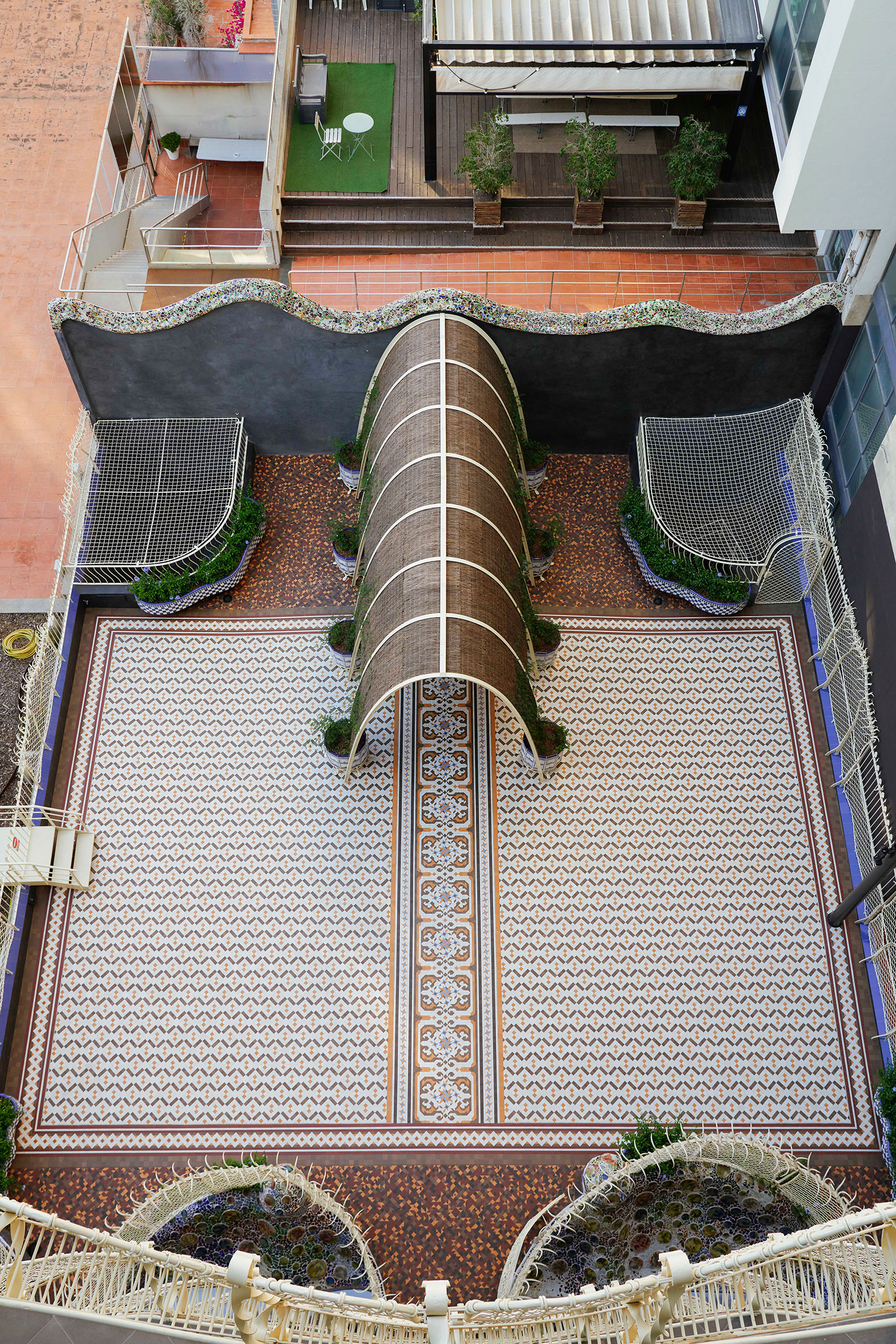 Courtyard after restoration. Photograph by Claudia Mauriño.
