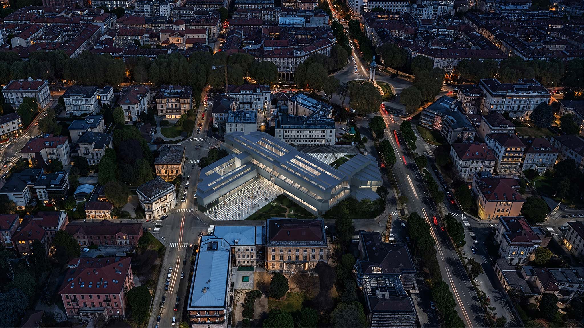 Plano de situación. GAM Torino por MVRDV.