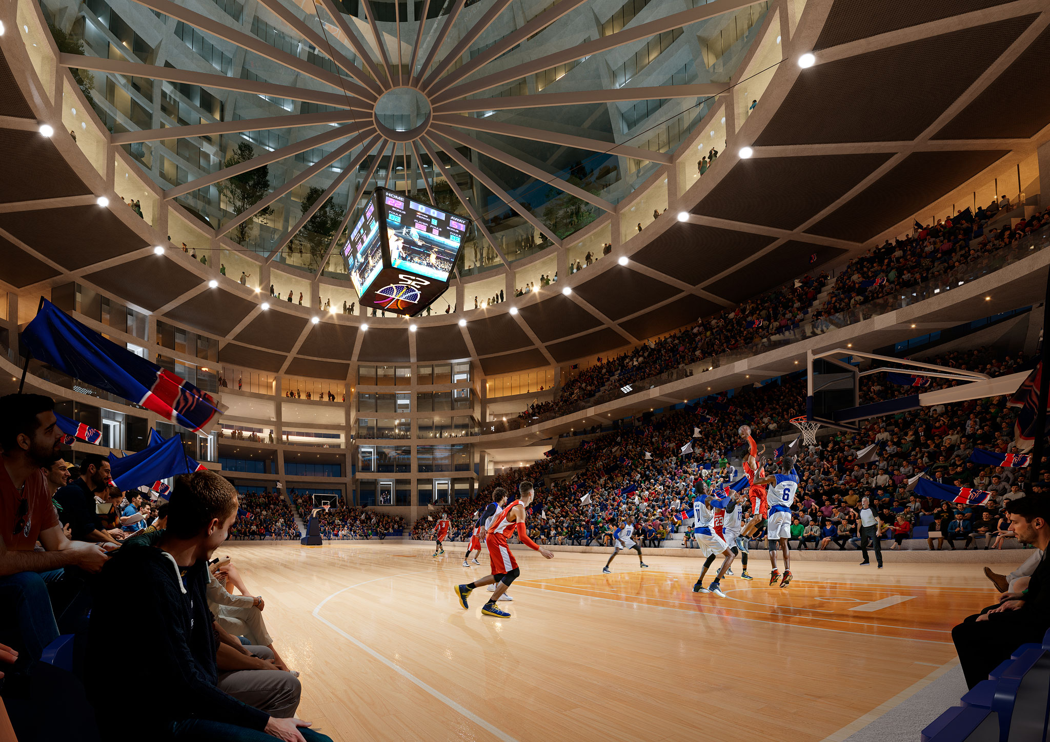 Grand Ballroom in Tirana by MVRDV