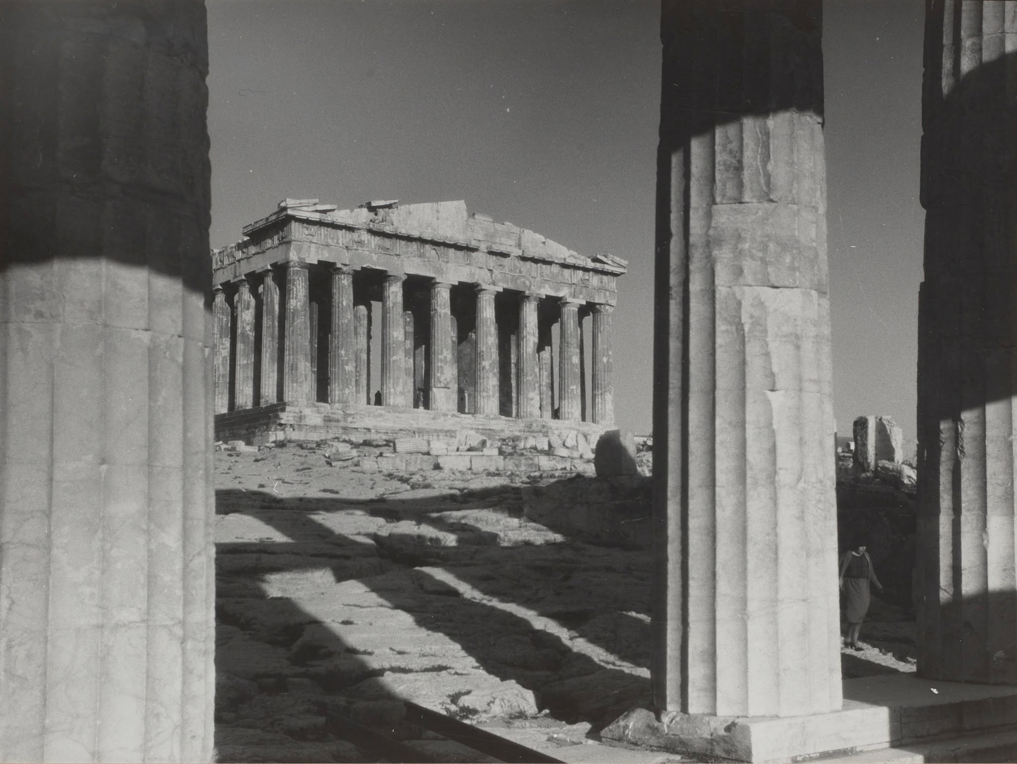 Propylaea of the Acropolis with a view of the Parthenon_Provided by The Courtauld Institut of Art_photographer_ Unknown