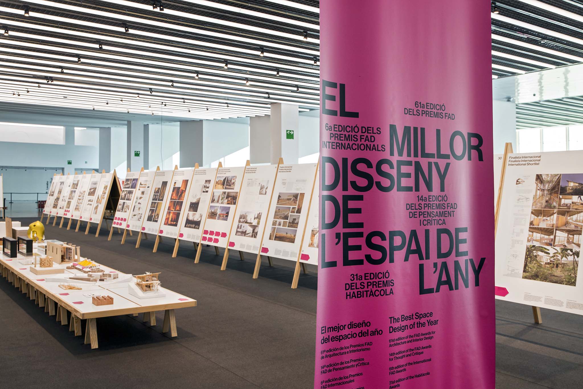 "Award-winning architecture. 125 years of awards" by Pau de Solà-Morales and Ignasi Bonet. Photograph courtesy of ARQUIN-FAD.
