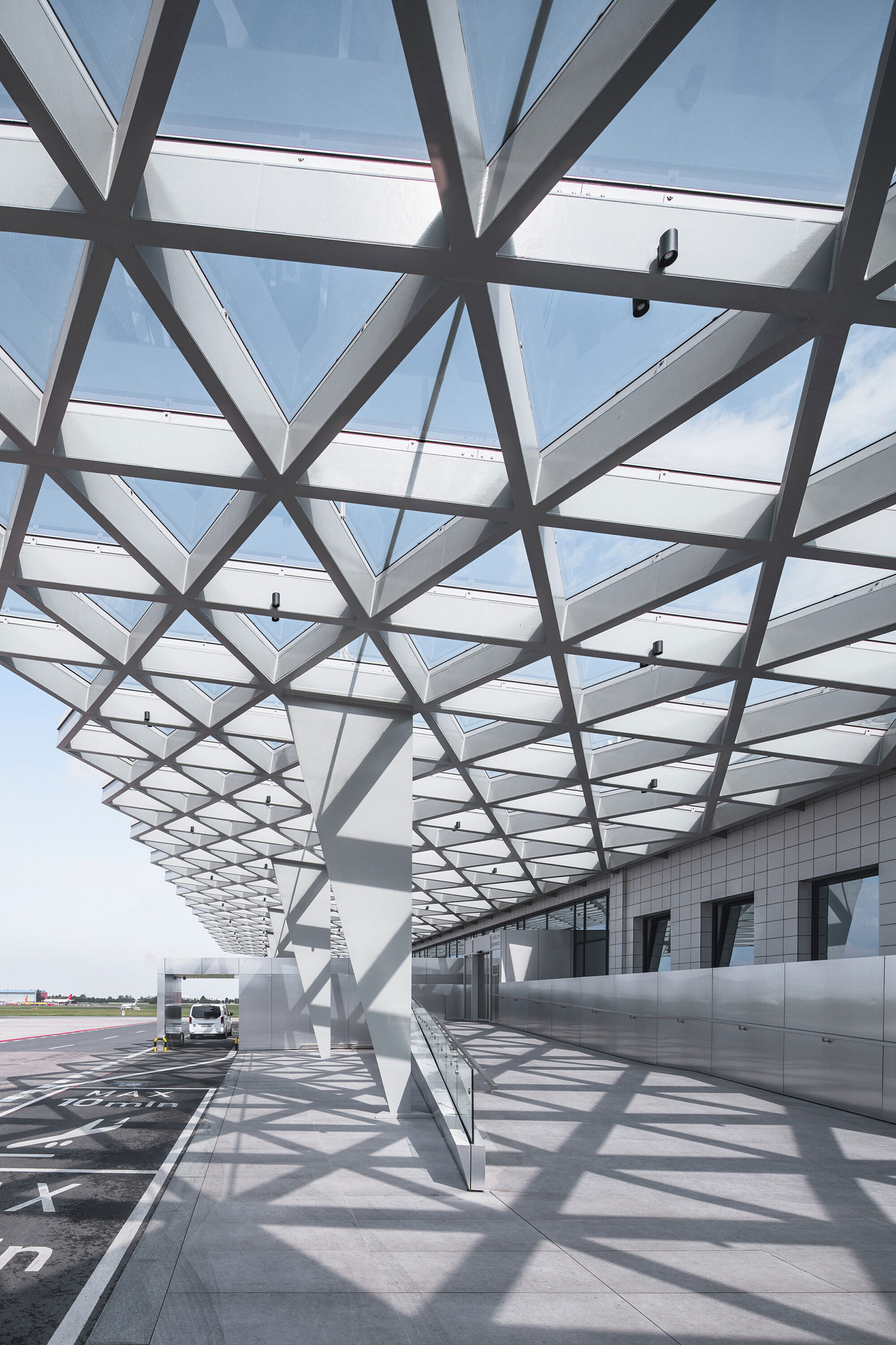 Prague Airport Terminal 3 by ra15. Photograph by Petr Polák