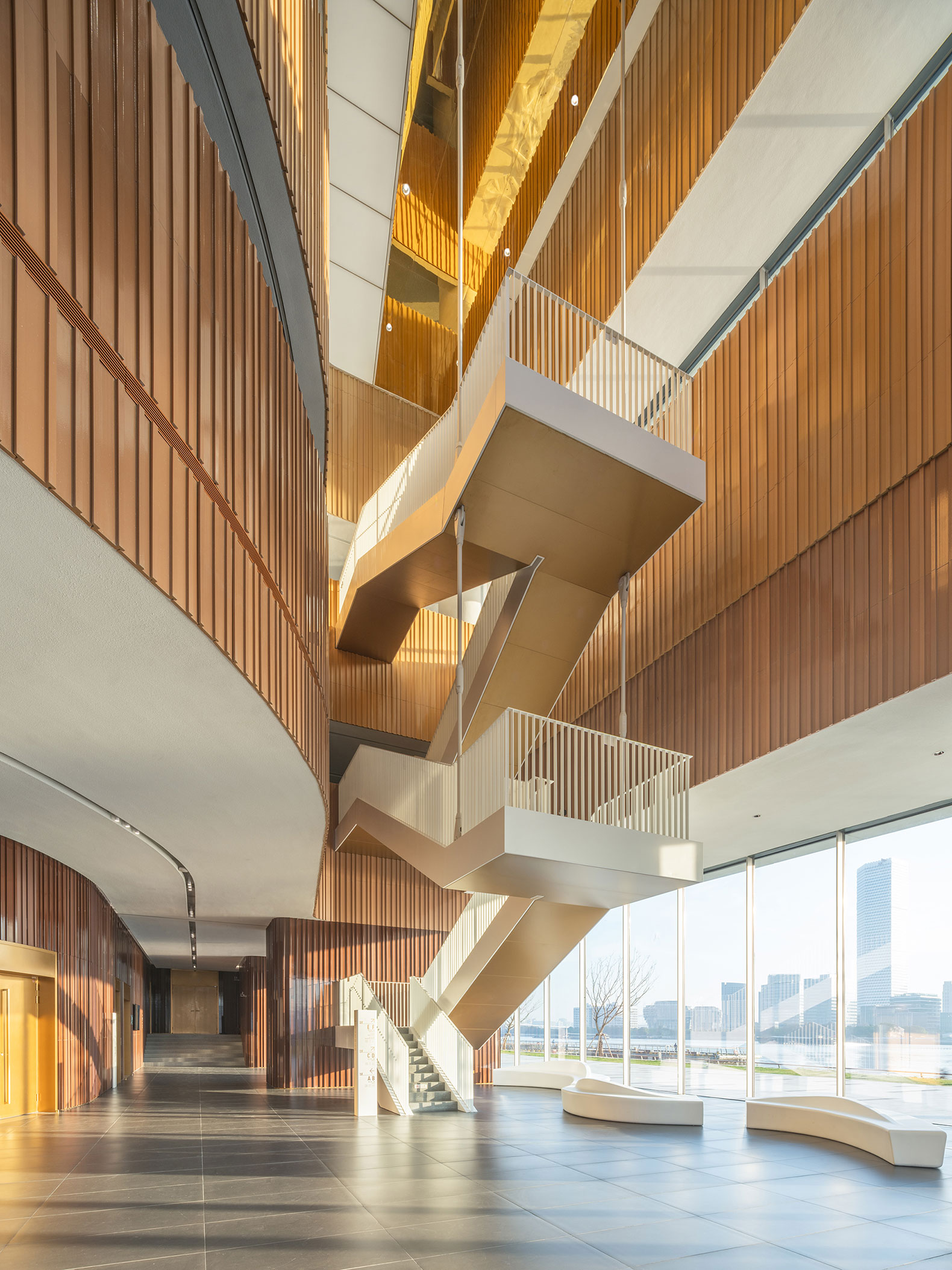 The West Bund Grand Theater by Schmidt Hammer Lassen Architects. Photograph by RAWVISION studio.