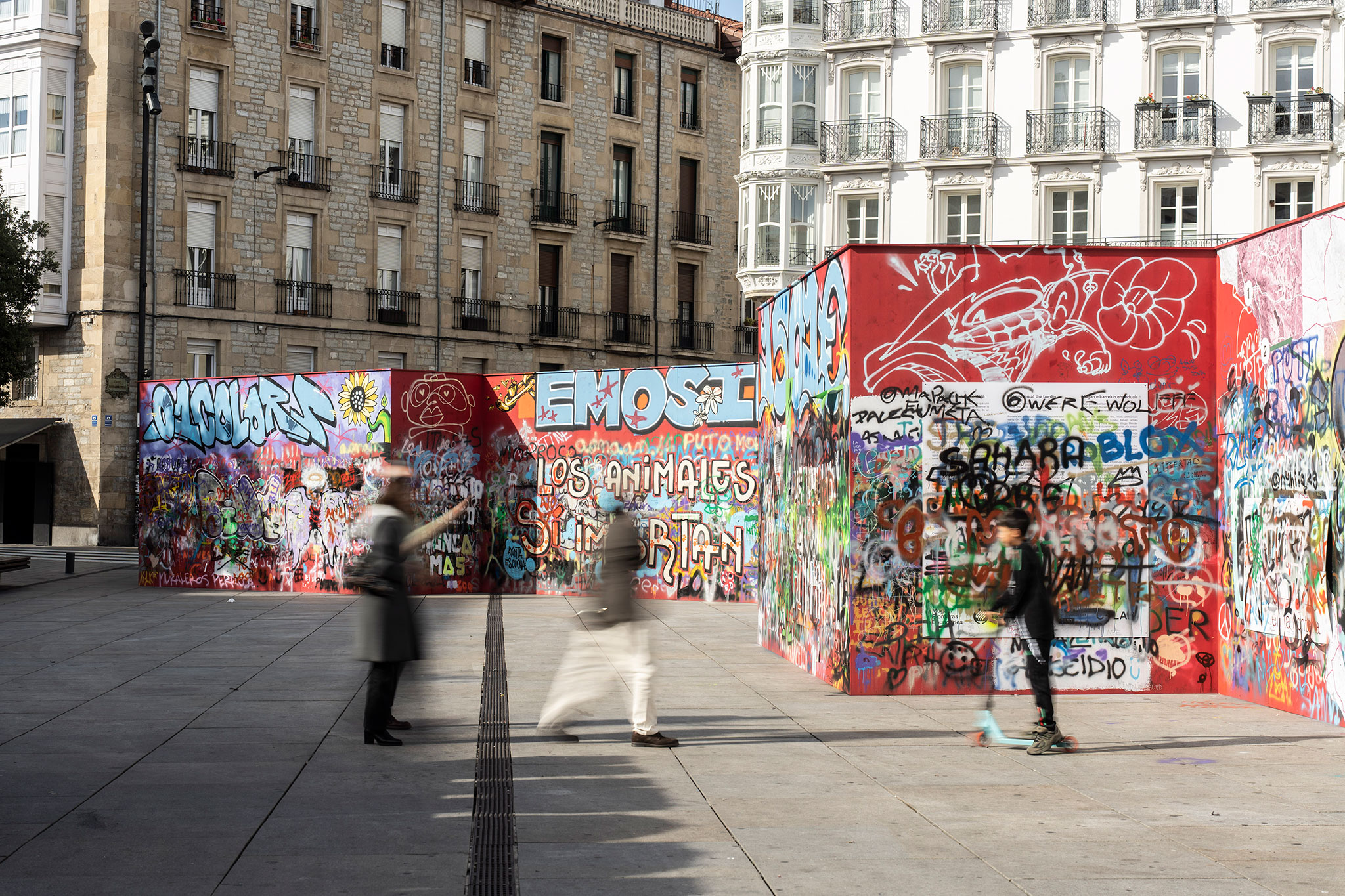 "Utopia: No entry" by Sebastián Bayo Monjas. Photograph by Mikel Blasco. Image courtesy by Mugak/2025.