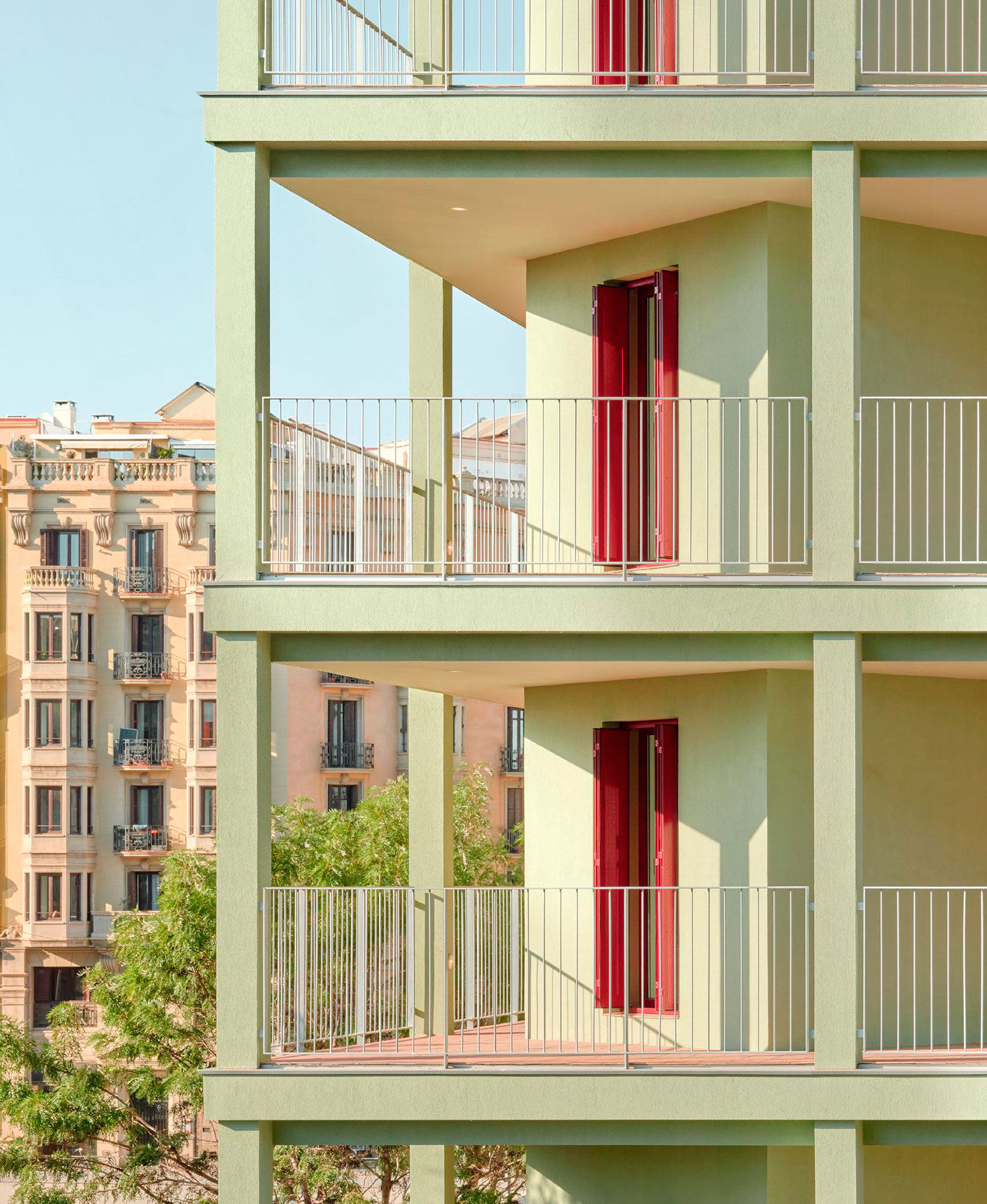 «Illa Glòries» finalista de la categoría nueva construcción de la Segunda Edición del Premio Europeo de Vivienda Colectiva. Fotografía por José Hevia.