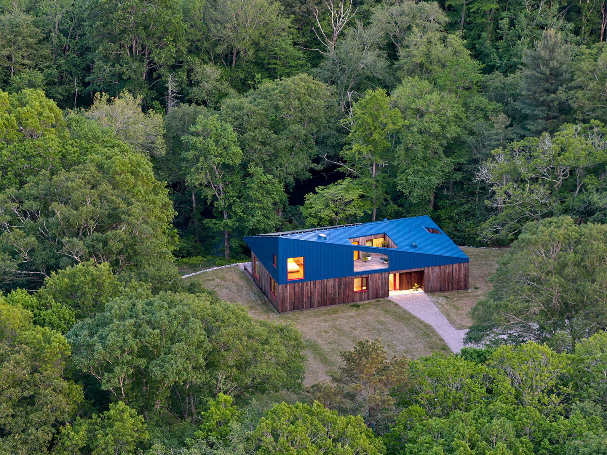 Riverhouse by WORKac. Photograph by Bruce Damonte.
