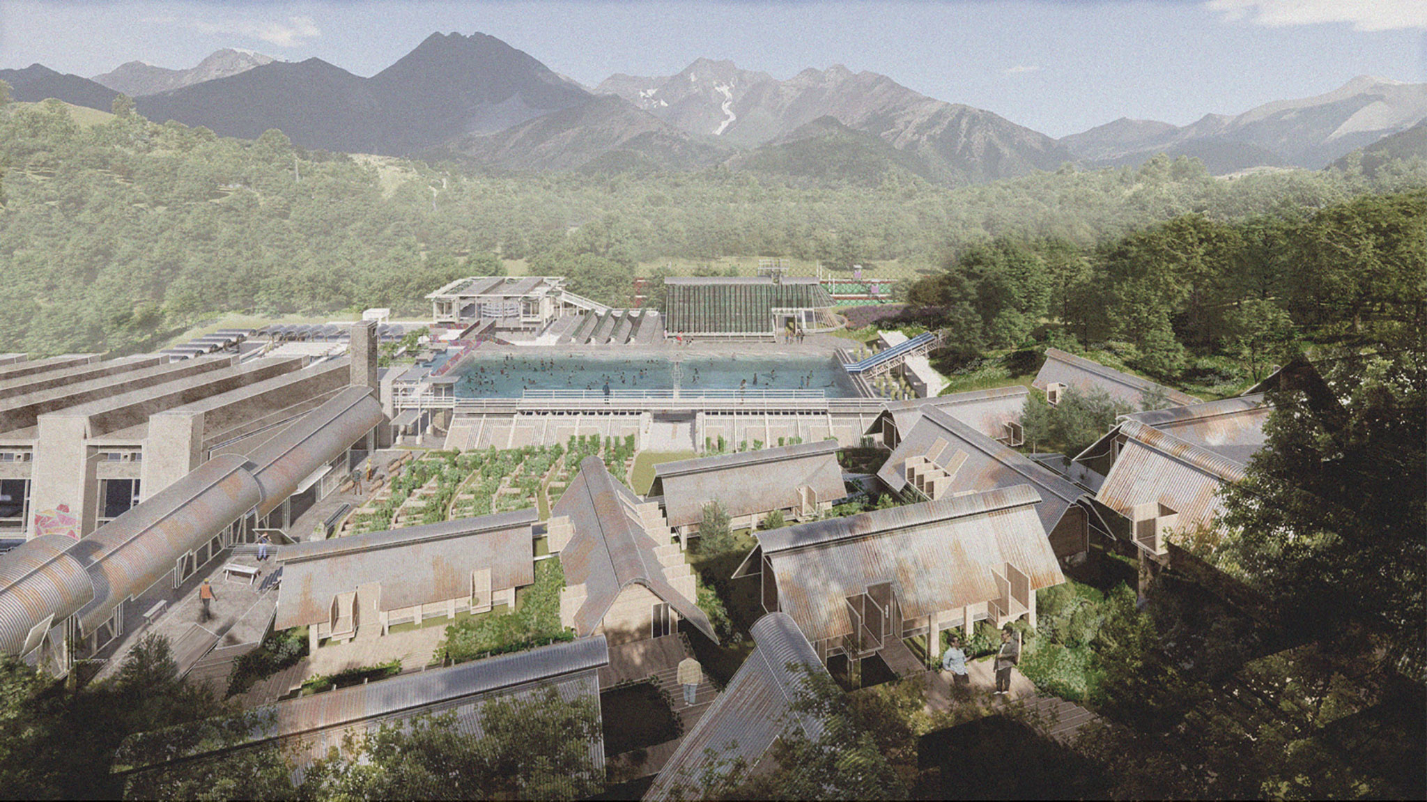 Poolside Politics by James Langlois. University of Westminster. School of Architecture and Cities (London, United Kingdom)