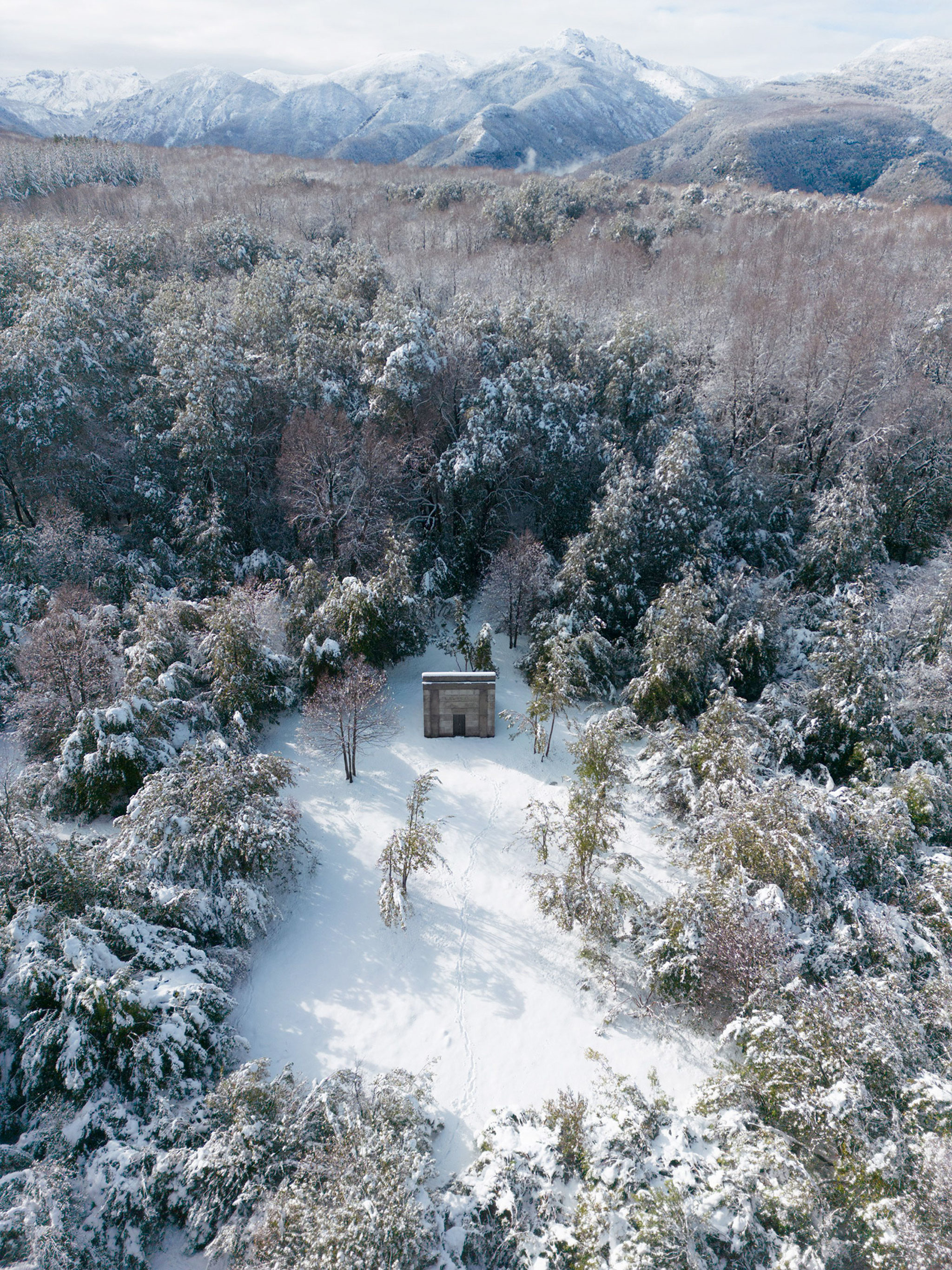 Pabellón MIEL de Pezo von Ellrichshausen. Fotografía de Pezo von Ellrichshausen.
