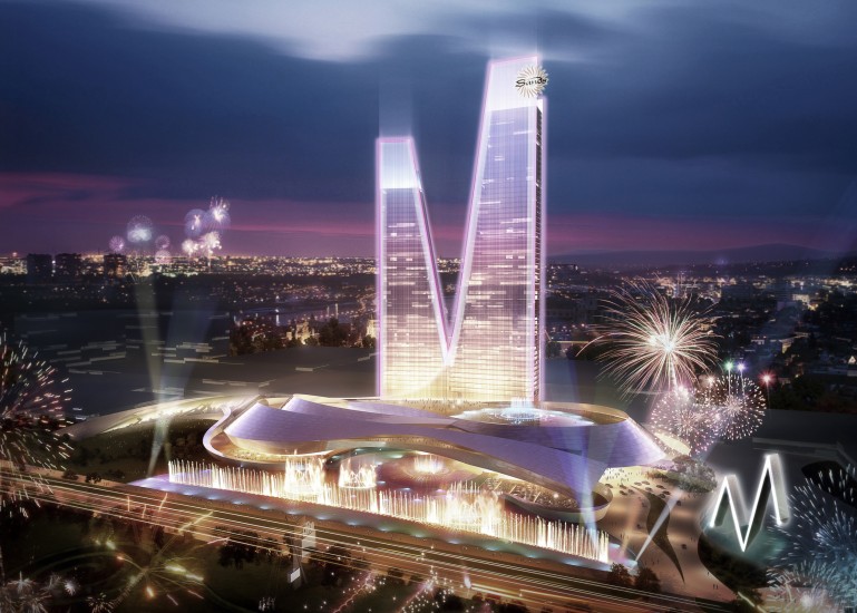 Render of future Eurovegas in Alcorcon, by Las Vengas Sands. Courtesy of Ayuntamiento de Madrid.