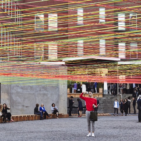 Weaving the Courtyard, by Escobedo-Soliz. MoMA PS1 Yap 2016