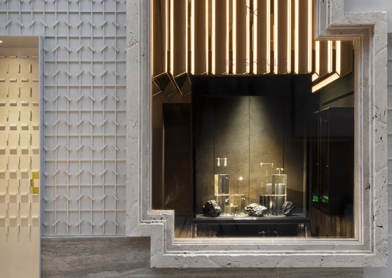 Nikos Koulis's Flagship store by Bureau de Change. Photograph by Gilbert McCarragher