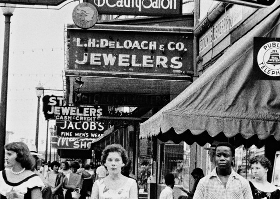 Robert Frank, Main Street - Savannah, Georgia, 1955. Gelatin silver print. Gift of Raymond B. Gary, 1984.493.44 by Robert Frank