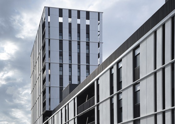 Torre residencial Bagaria por Bxd arquitectura. Fotografía por Aleix Bagué