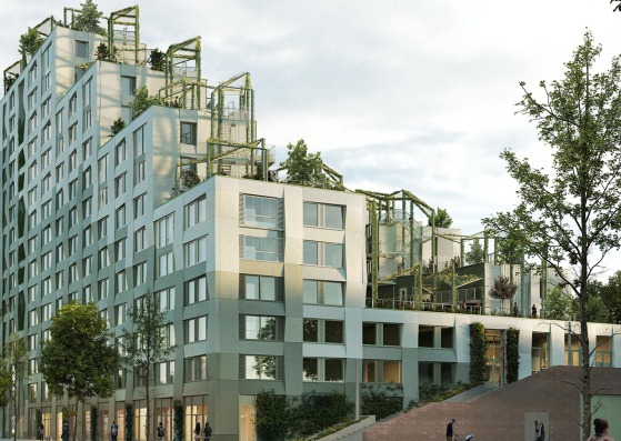 Kop Dakpark by INBO and h3o. Rendering by Graph Barcelona