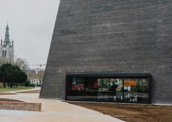 New museum of visual arts Abby Kortrijk by Barozzi Veiga + Tab Architects. Photograph by Stad Kortrijk