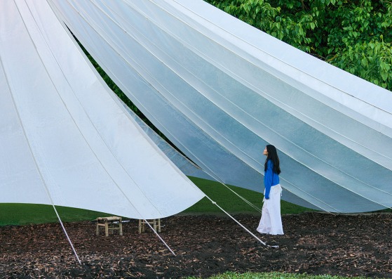 Chinese Paper Umbrella. China Pavilion in Venice by MAD. Photograph by MAD