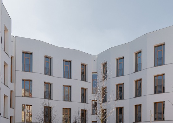 Residential buildings at Solna 6 by JEMS Architekci. Photograph by Marysia Kot Residential buildings at Solna 6 by JEMS Architekci. Photograph by Marysia Kot