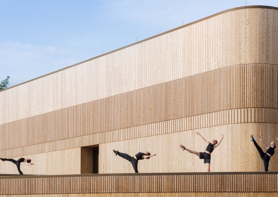 Doris Duke Theatre by Mecanoo. Photograph by Iwan Baan, Courtesy by Jacob's Pillow