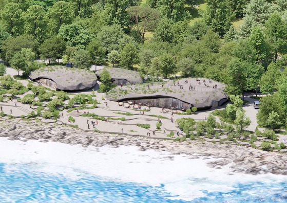  Rendering. Nature Rocks by MVRDV