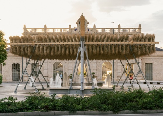 Temporary Pavilion Espartal by ELE Arkitektura, GA Estudio, Florencia Galecio and Juan Gubbins. Photograph by Simone Marcolin 