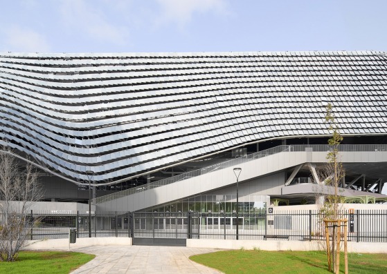 Roig Arena by HOK and ERRE. Photograph by Hufton + Crow  