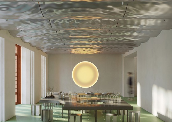 New exhibition space dedicated to contemporary art by Mesura. Rendering by Ethandeclerk