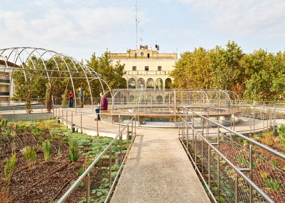 Extension of the Santa Oliva library by Coll-Leclerc. Photograph by José Hevia